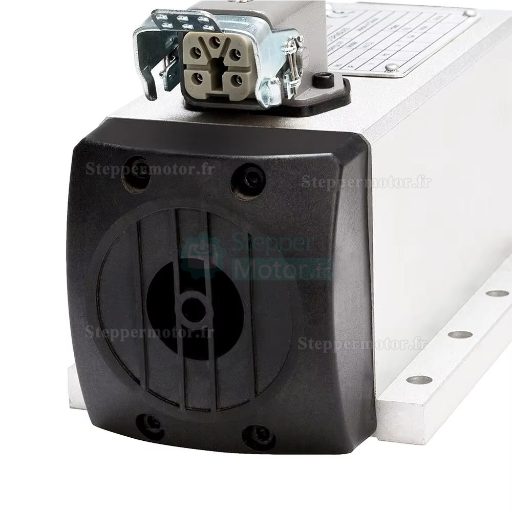 800W 110V/220V Kit moteur de broche refroidi par air et variateur de fr&eacute;quence (VFD) GDZ80X73-0.8 + H100-0.75, pince ER11, 24&nbsp;000 tr/min, 400 Hz